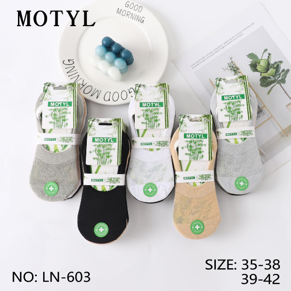 Stopki damskie Roz 35-42, Mix kolor Paczka 40 szt